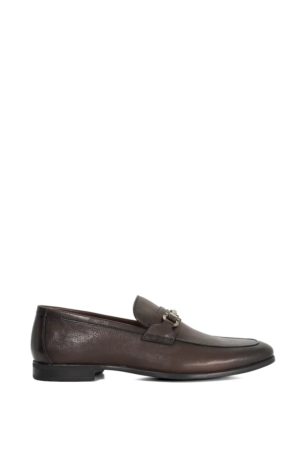 Широкие кожаные лоферы Seymore Dune London, коричневый
