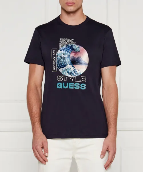 

Футболка Regular fit Guess Jeans, синий