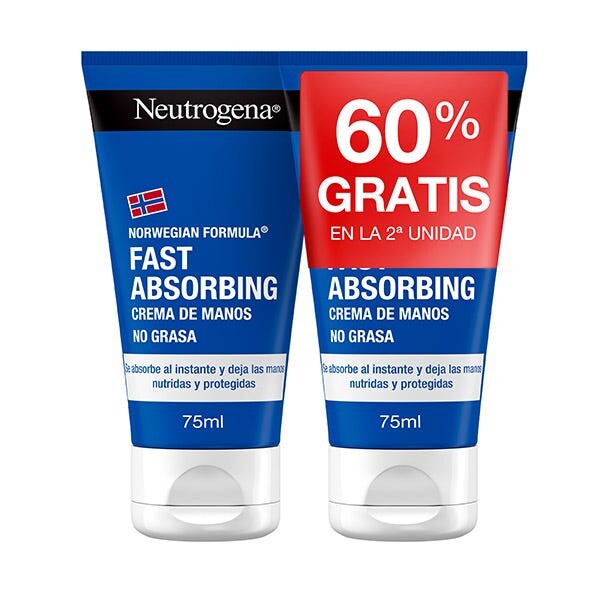 

Набор кремов для рук быстрого впитывания 2 шт Neutrogena