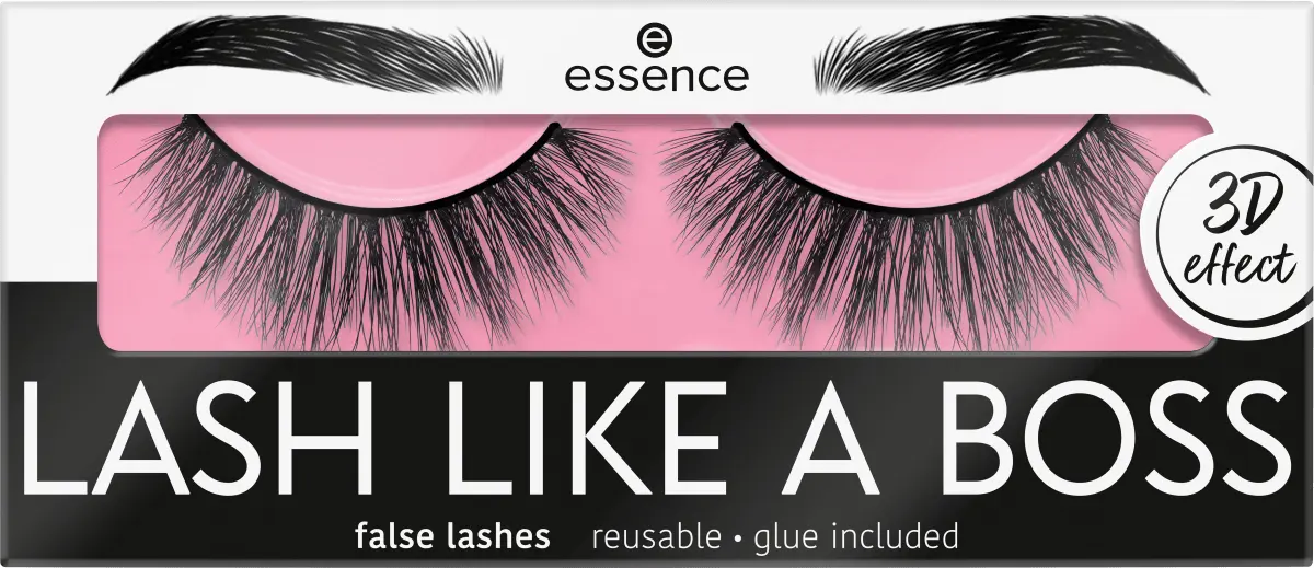 

Ресницы искусственные Like A Boss 05 Fearless (1 пара) 2 шт. essence