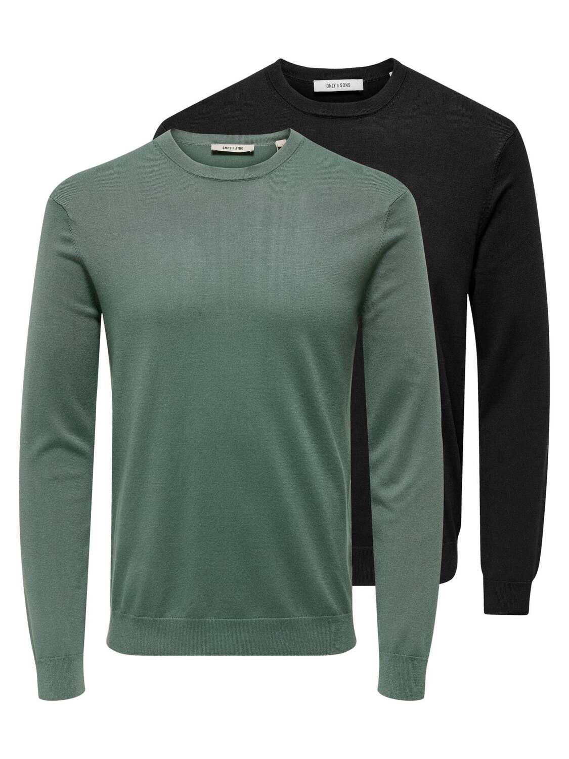 

Only & Sons Свитер 'Wyler' в крапчатом зеленом цвете