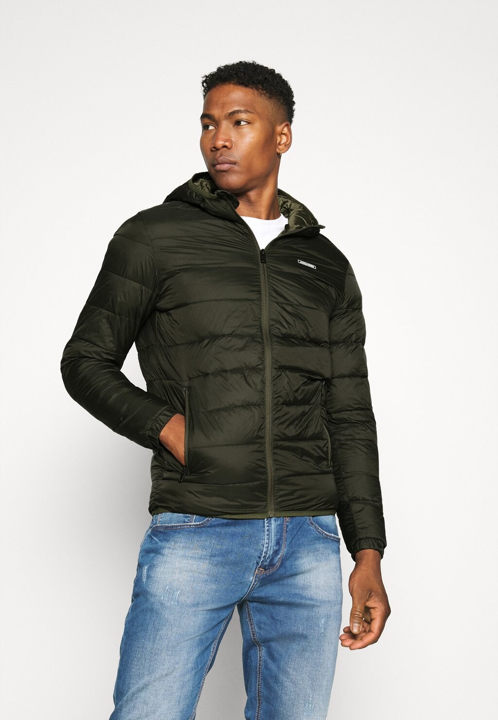 

Куртка Jack & Jones JJVINCENT PUFFER HOOD, цвет rosin