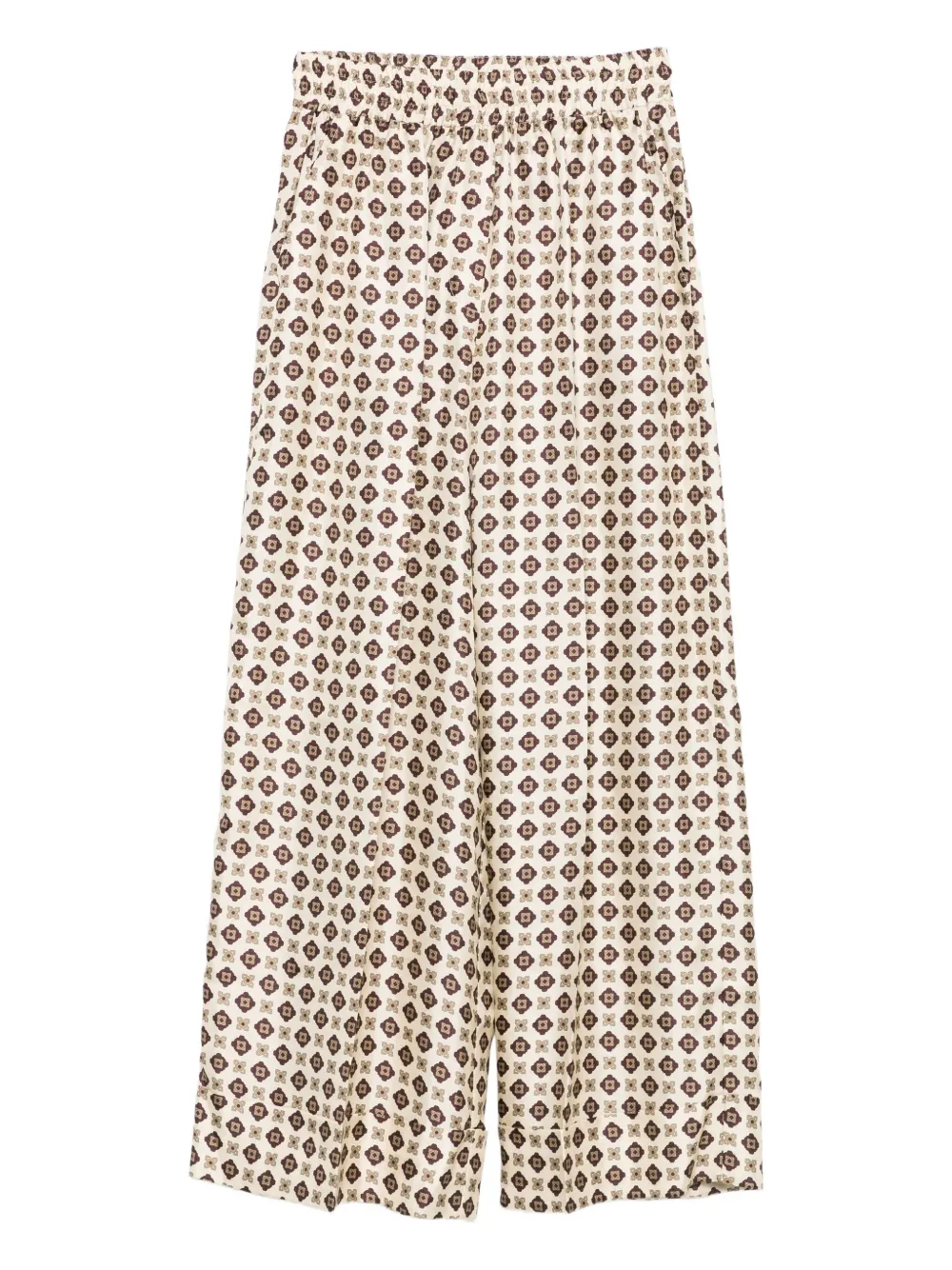 

Шелковые брюки с геометрическим принтом P.A.R.O.S.H., нейтральный