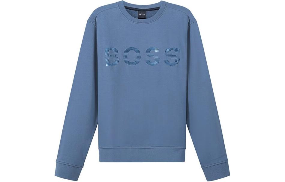 

Свитер мужской серо-голубой HUGO BOSS