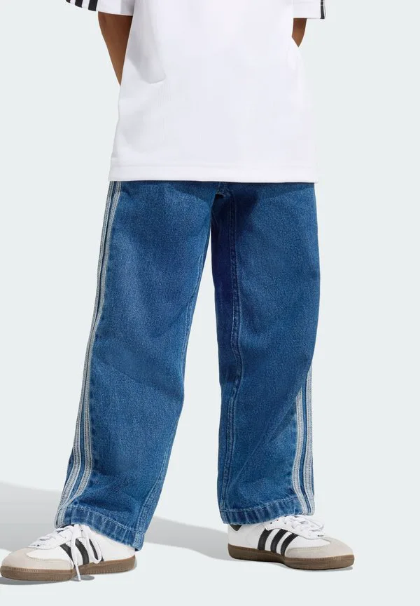 Джинсы firebird свободного кроя Adidas Originals, Medium Vintage Denim