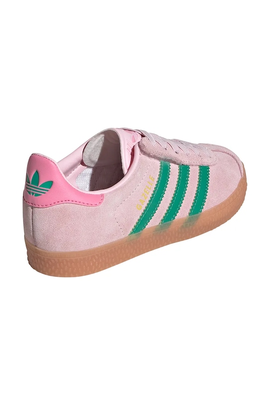 Детские замшевые кроссовки GAZELLE Adidas Originals, розовый — фото 3