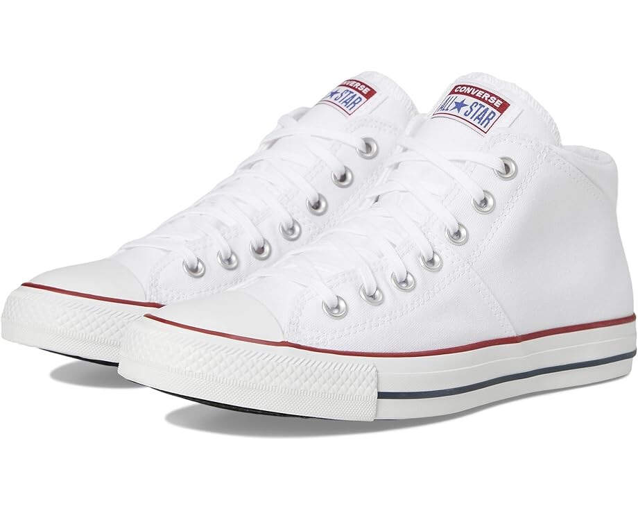 Кроссовки Converse Chuck Taylor All Star Madison Mid-Top Sneaker, цвет White/White/White