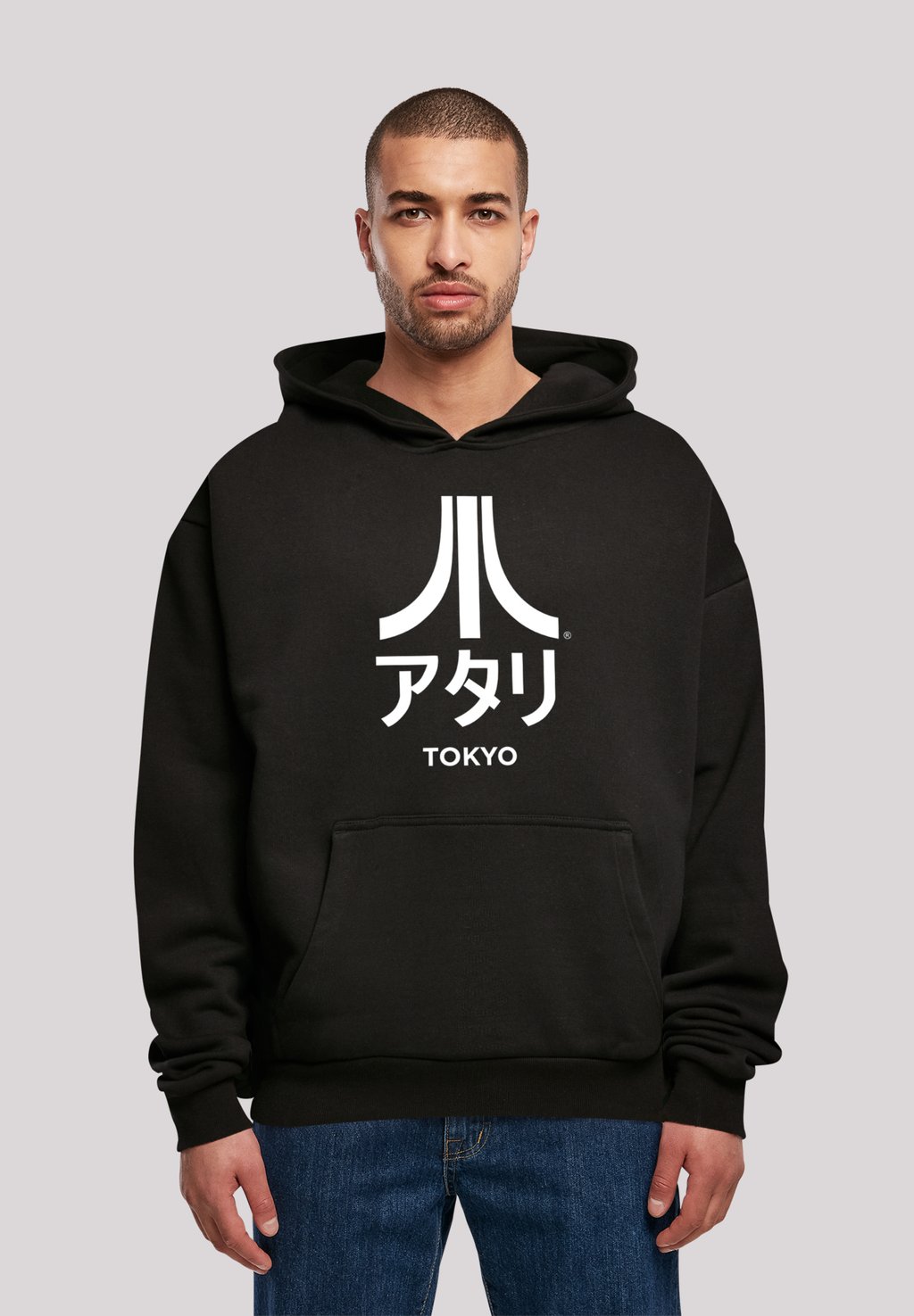 

Толстовка с капюшоном ATARI TOKYO RETRO ARCADE GAMES F4NT4STIC, черный