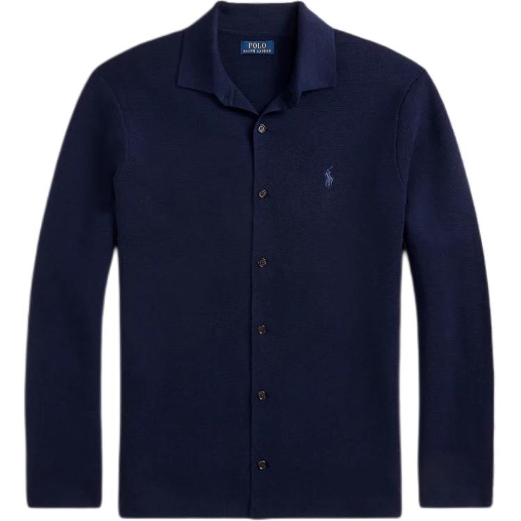 

Polo Ralph Lauren Трикотажный свитер мужской синий FW24