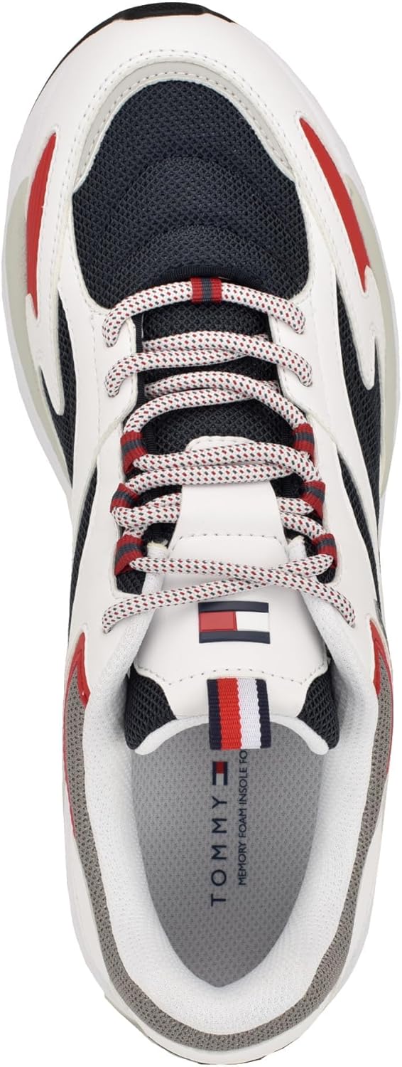 Мужские кроссовки Tommy Hilfiger Parana, белый/красный/синий/темно-синий — фото 2