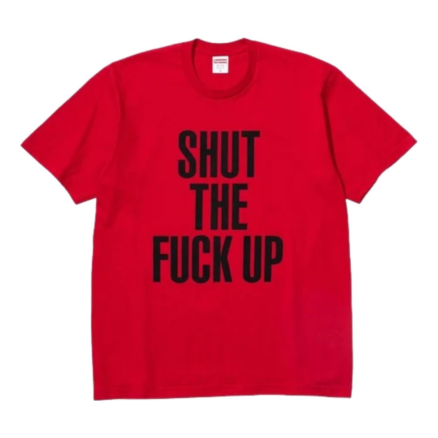 

Футболка Supreme FW25 x Number (N)ine Shut Up, красная