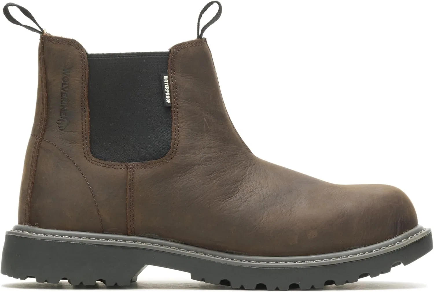 Мужские водонепроницаемые ботинки челси Wolverine Floorhand Romeo, Dark Brown