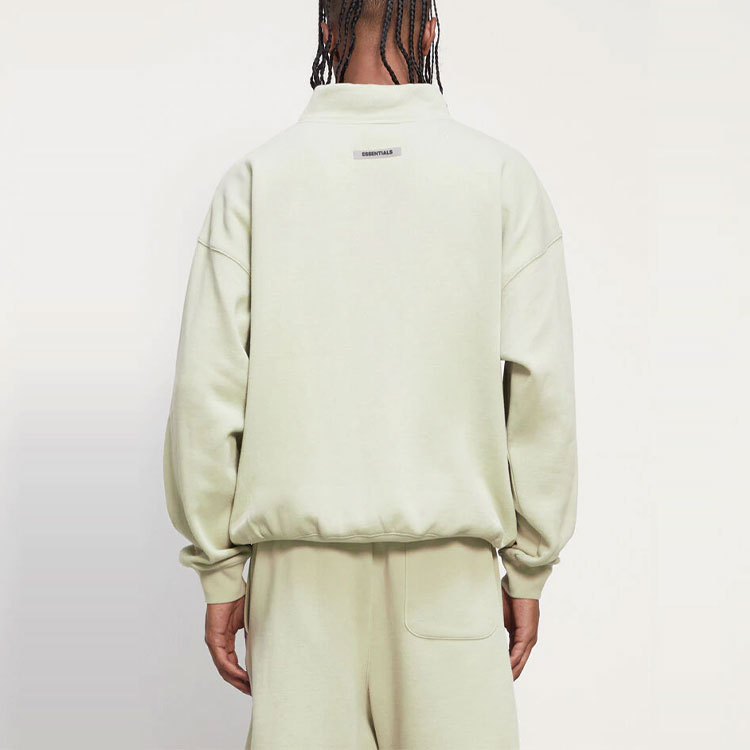 Свитшот Unisex серо-зеленый Fear Of God Essentials — фото 4