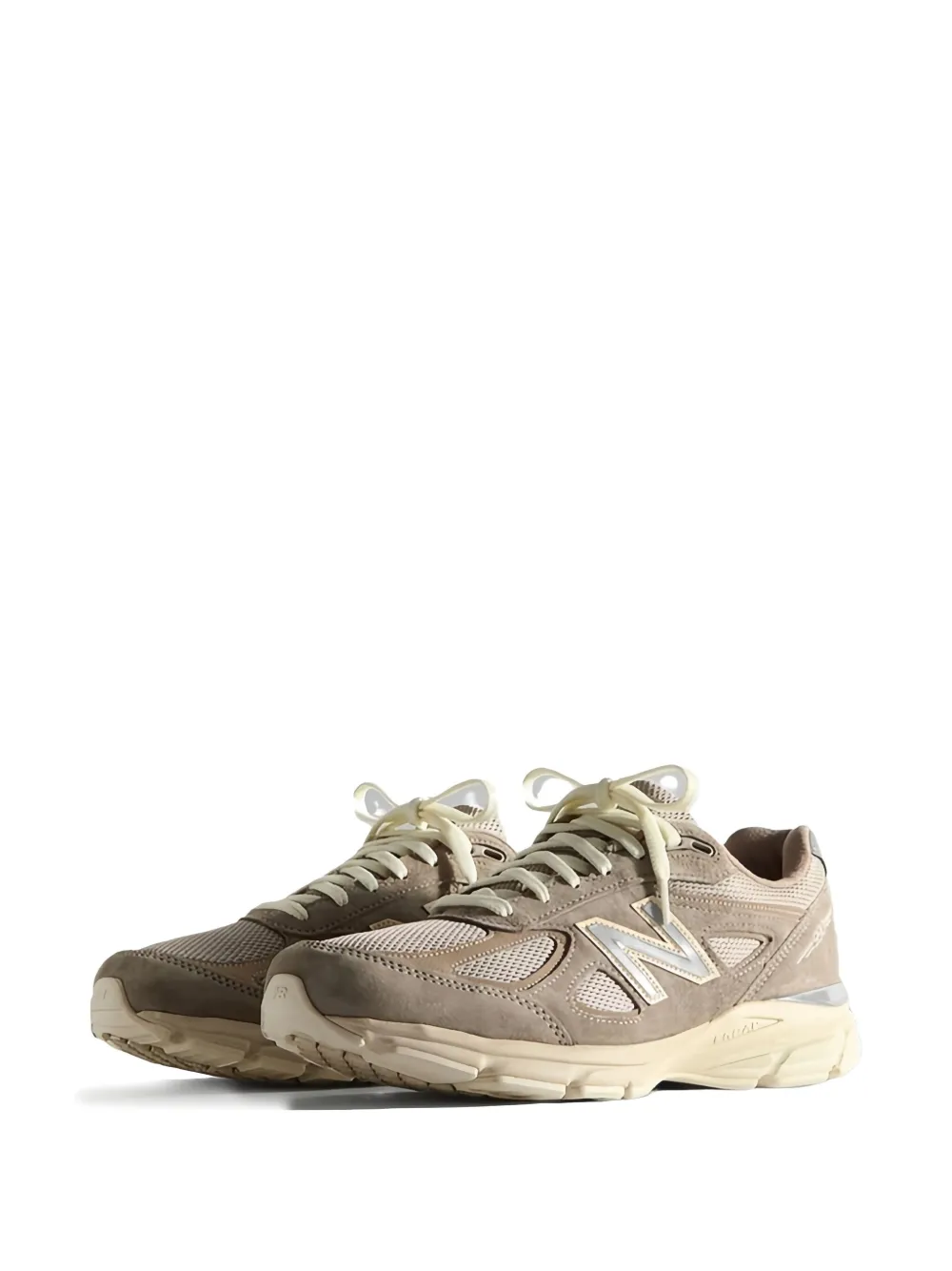 Замшевые кроссовки 990v4 NEW BALANCE, серый — фото 2