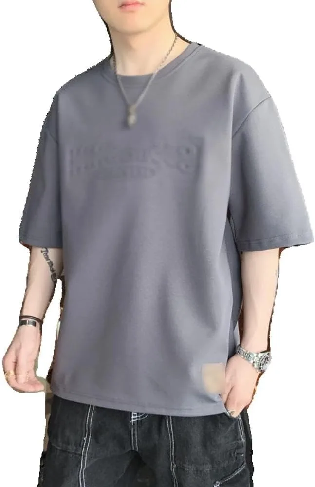 

Стильная футболка с круглым вырезом мужская летняя casual Xingfenly