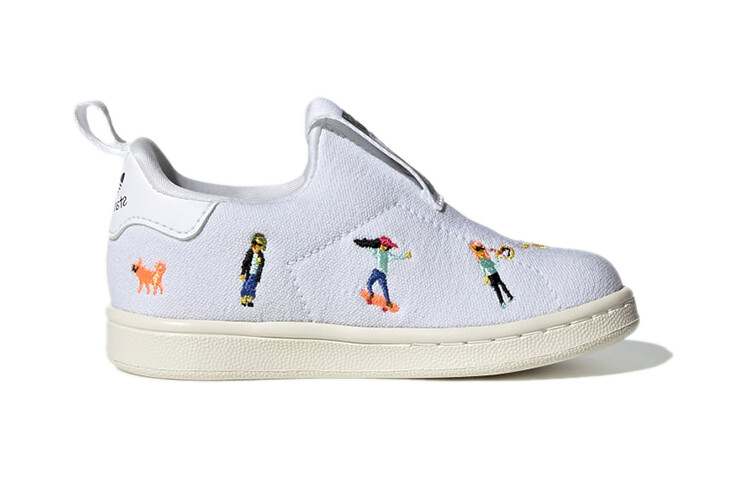 Обувь для малышей STAN SMITH Collection TD Low-top белого цвета Adidas Originals — фото 2
