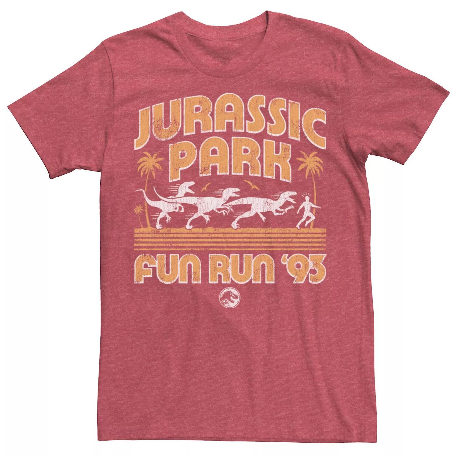 

Мужская футболка Jurassic Park Fun Run '93 Licensed Character