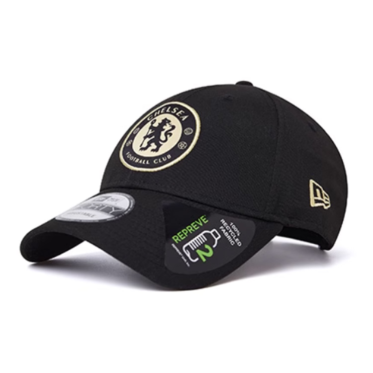 

New Era Бейсболка из полиэстера и хлопка унисекс черная, Black