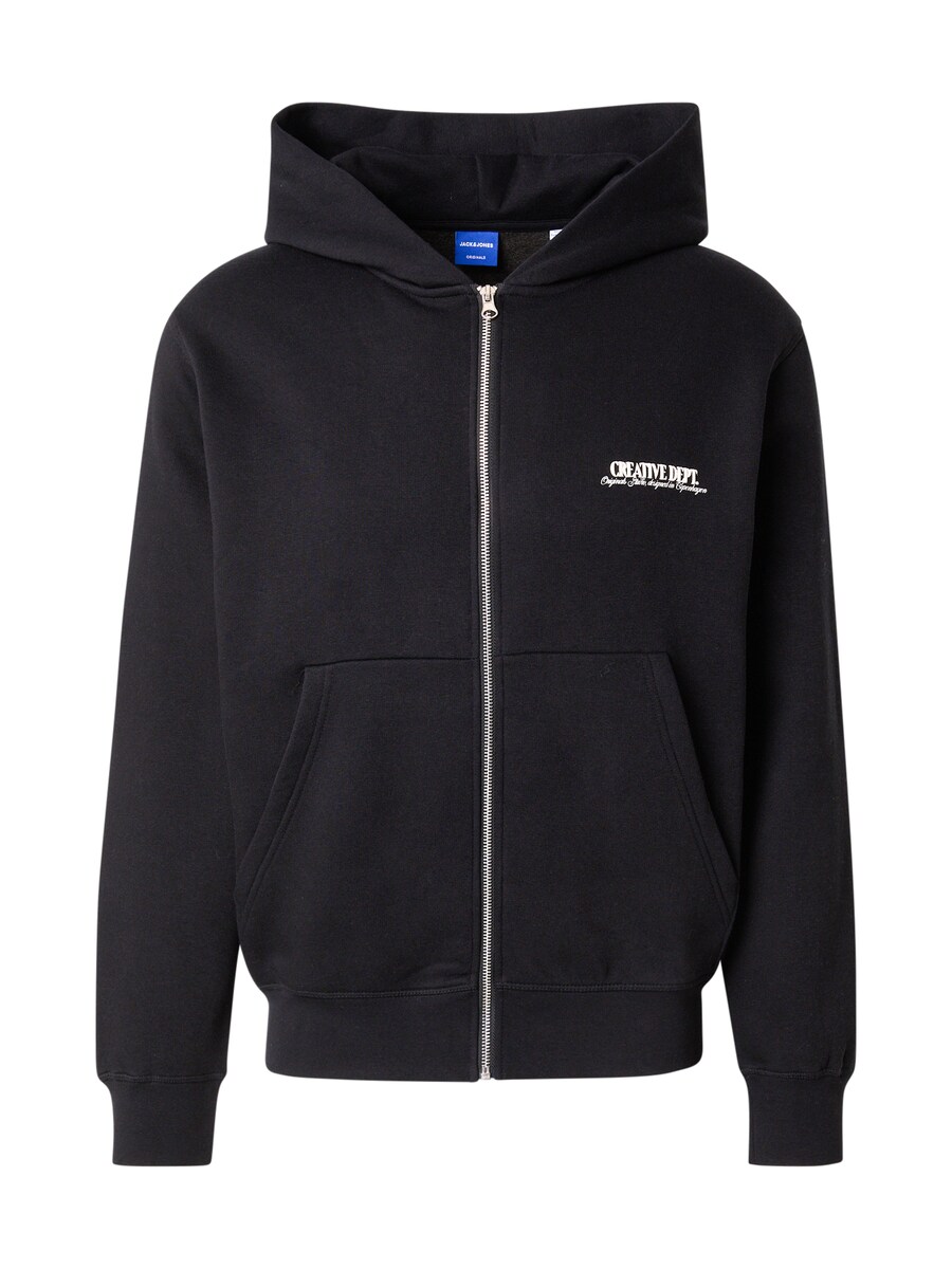 

Толстовка с капюшоном на молнии JACK & JONES ROXBURY, черный