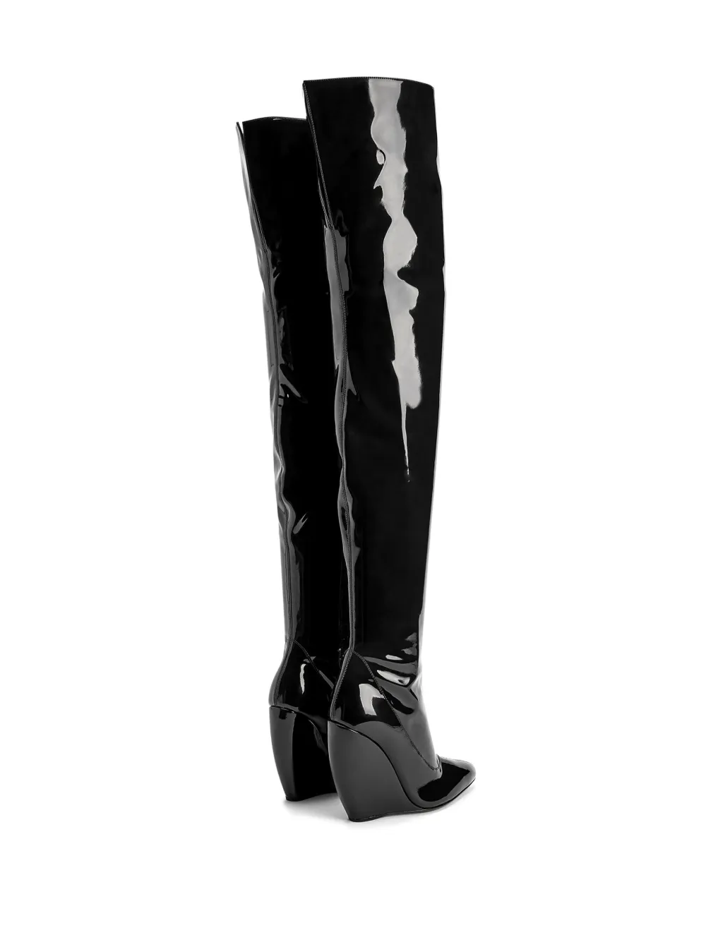 Ботфорты Preety 105 с заостренным носком Giuseppe Zanotti, черный — фото 3