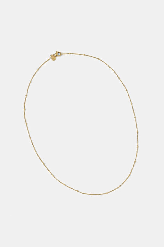 

Позолоченное ожерелье из цепочек с бусинами Edblad, золотой