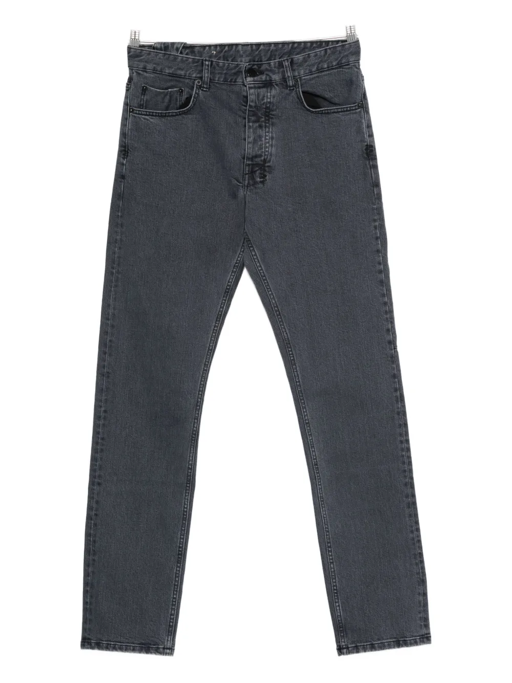 

Джинсы прямого кроя на пуговицах Ksubi, черный