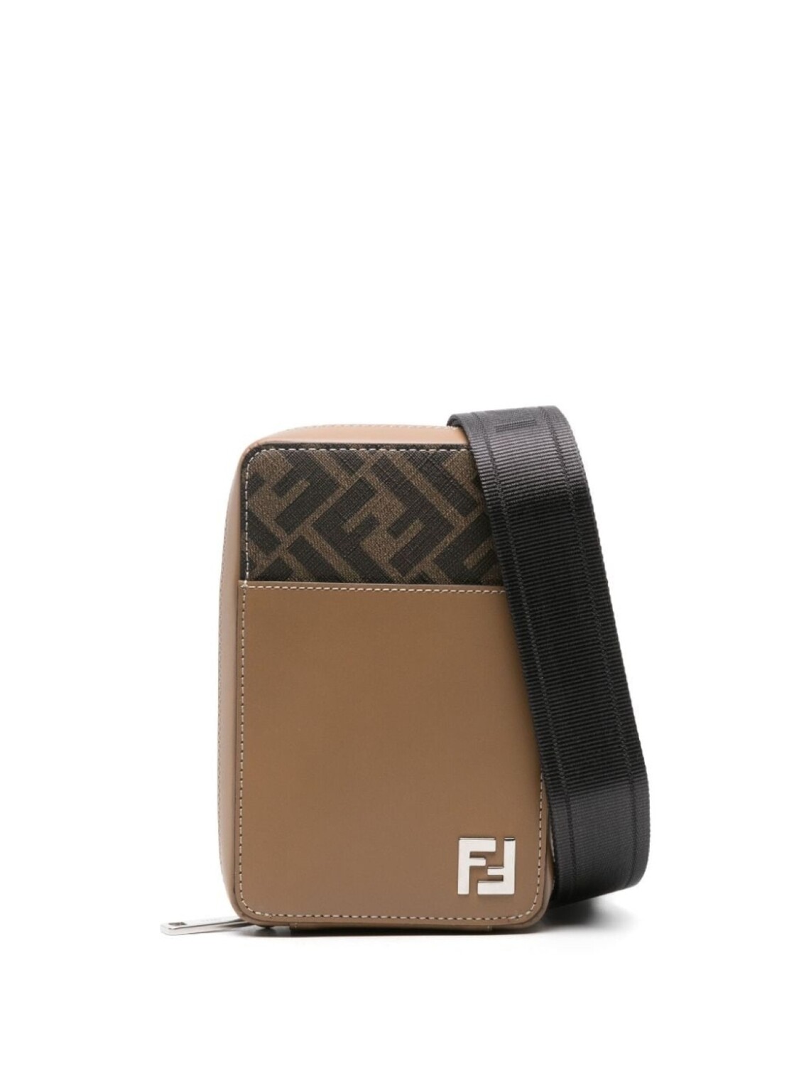 

FENDI сумка для телефона с жаккардовым узором FF, коричневый