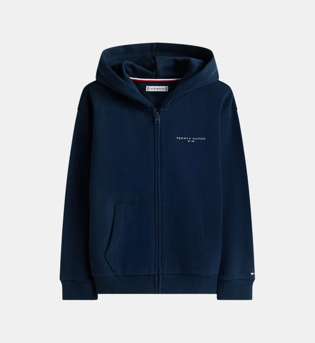 Фирменная толстовка из хлопкового трикотажа Tommy Hilfiger, синий