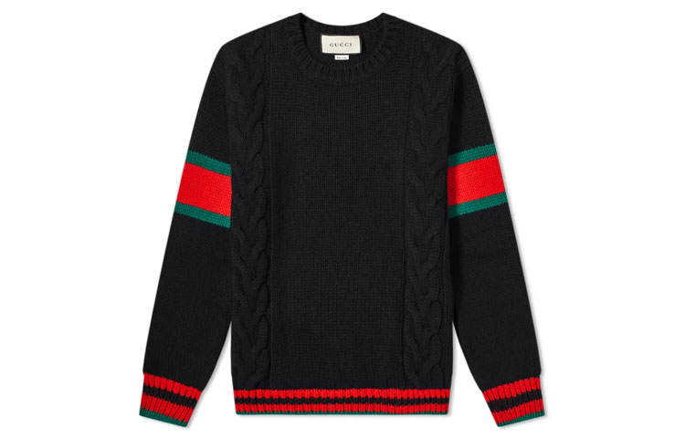 

Свитер мужской Gucci Chucky Grg, черный / красный