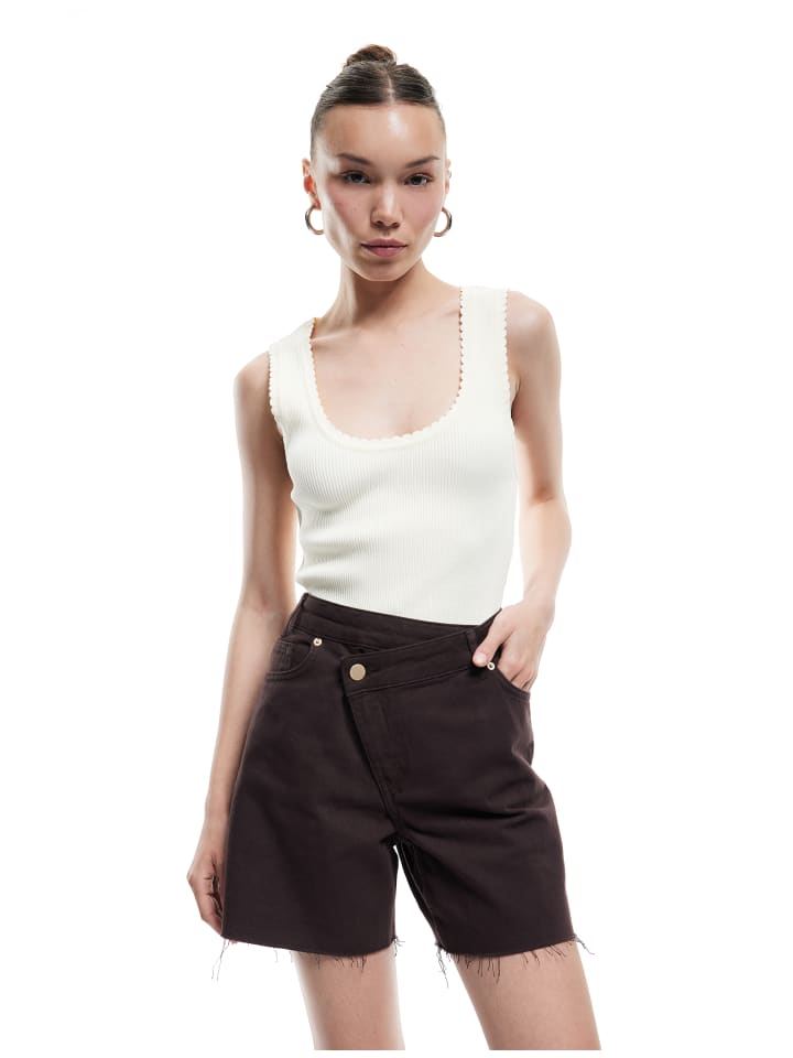 

Темно-коричневые шорты KOTON