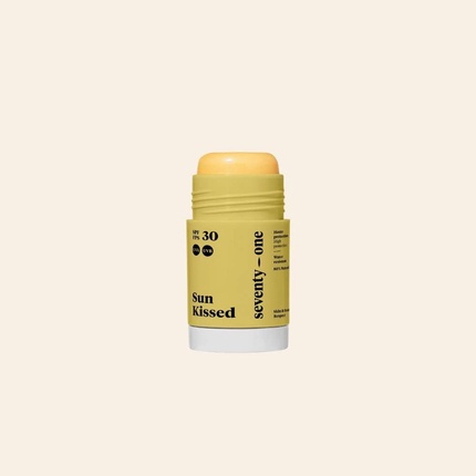 Солнцезащитный карандаш SeventyOne Percent Sun Kissed SPF 30 для лица и чувствительных зон, веганский, очень высокая степень защиты, очень водостойкий, 80% натуральный, произведен во Франции, 15 г — фото 3