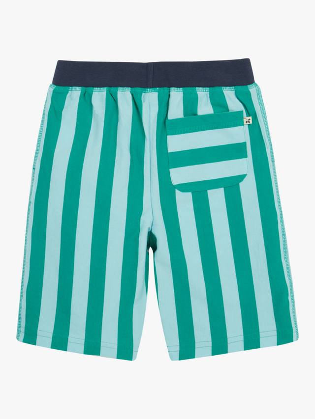 Детские трикотажные шорты из органического хлопка stithian Frugi, синий — фото 3