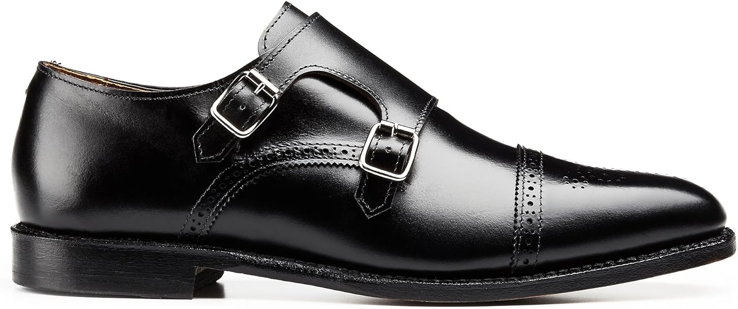 Лоферы Allen Edmonds Men's St.John's Monk-Strap Loafer, черный — фото 4