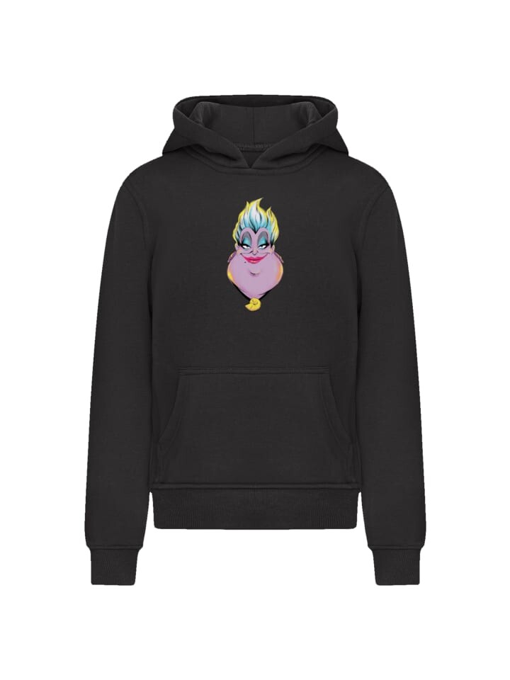 

Пуловер F4NT4STIC Hoodie Disney Bösewichte Ursula Big Face, черный