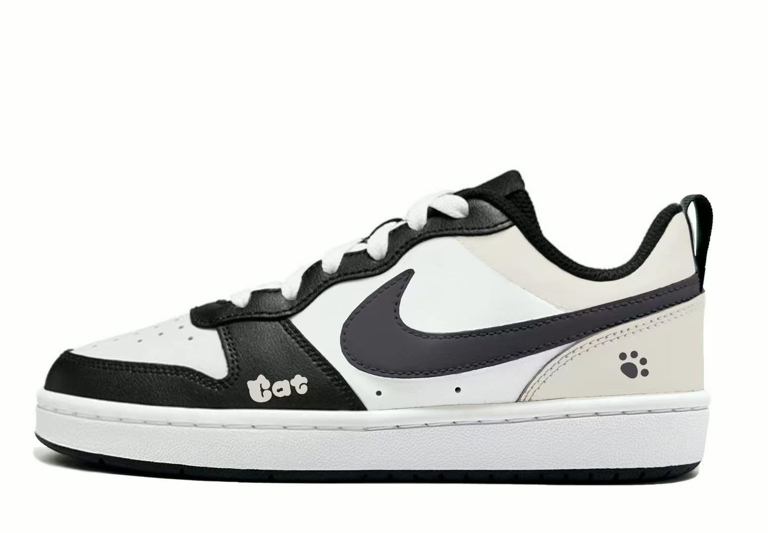 

Court Borough устойчивые к истиранию лоу-топ детские скейтбординг кроссовки unisex Nike, желтый