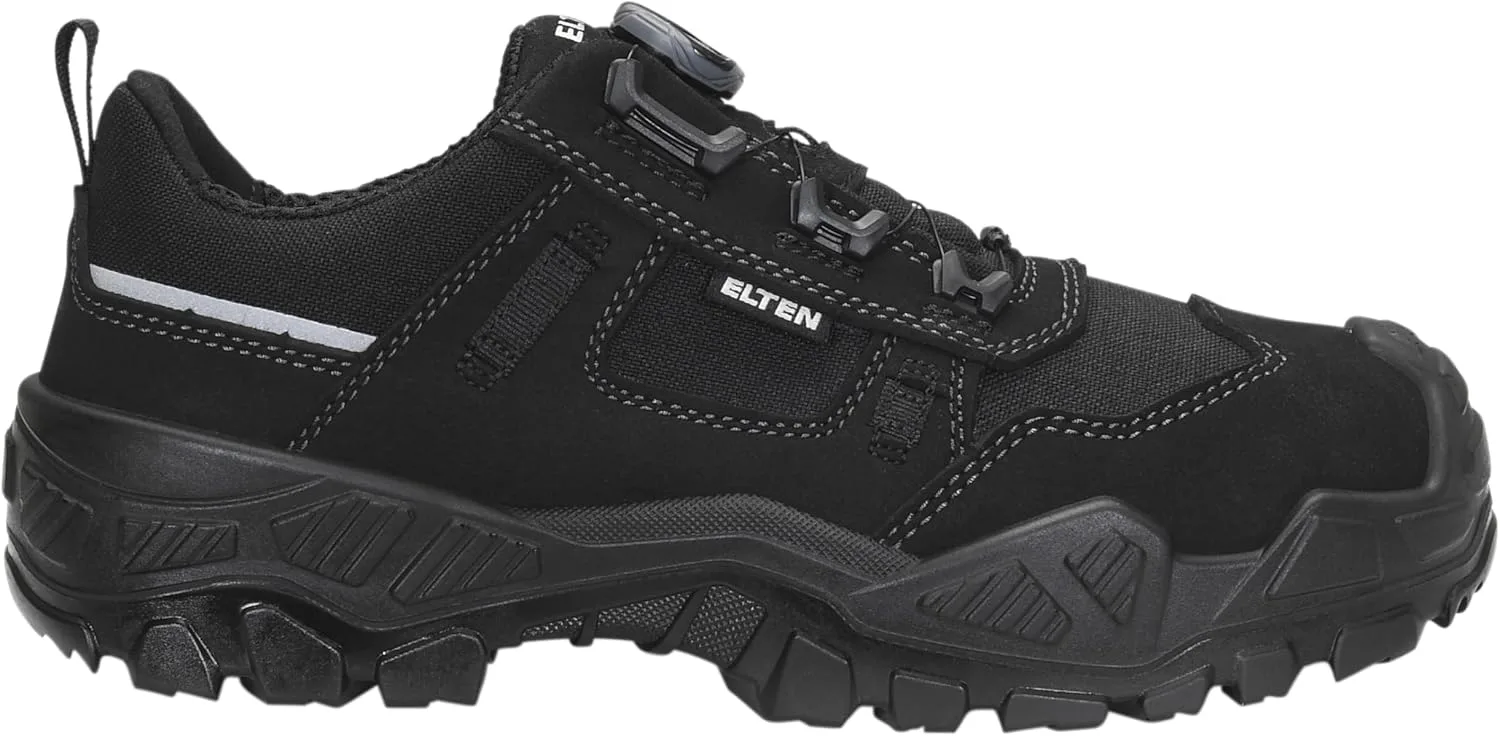 Защитные ботинки ELTEN Unisex Mike Boa Black Low ESD S3, черный — фото 2