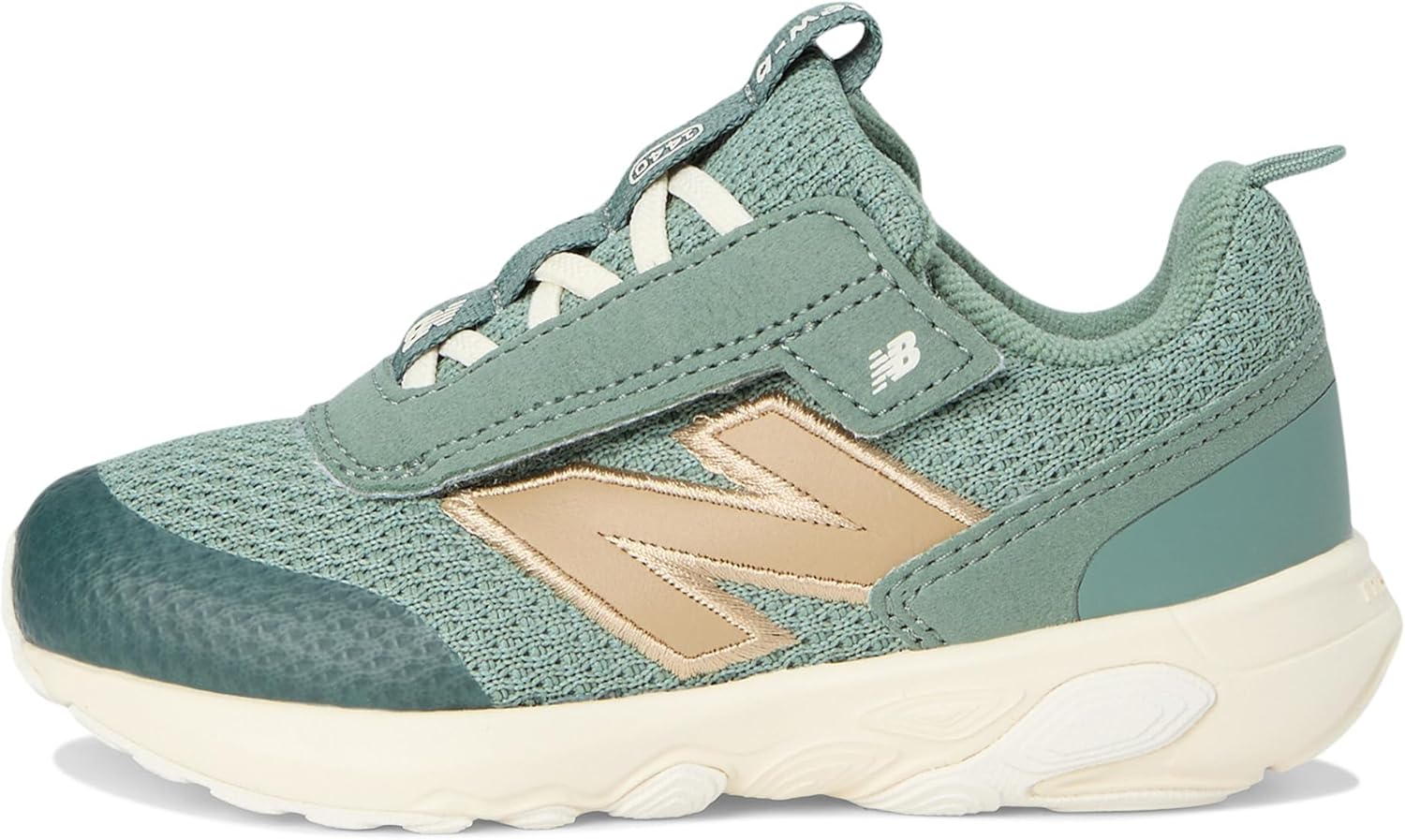 Кроссовки для маленьких мальчиков New Balance 1440 V1 на липучке, Dark Juniper/Incense/Angora — фото 4