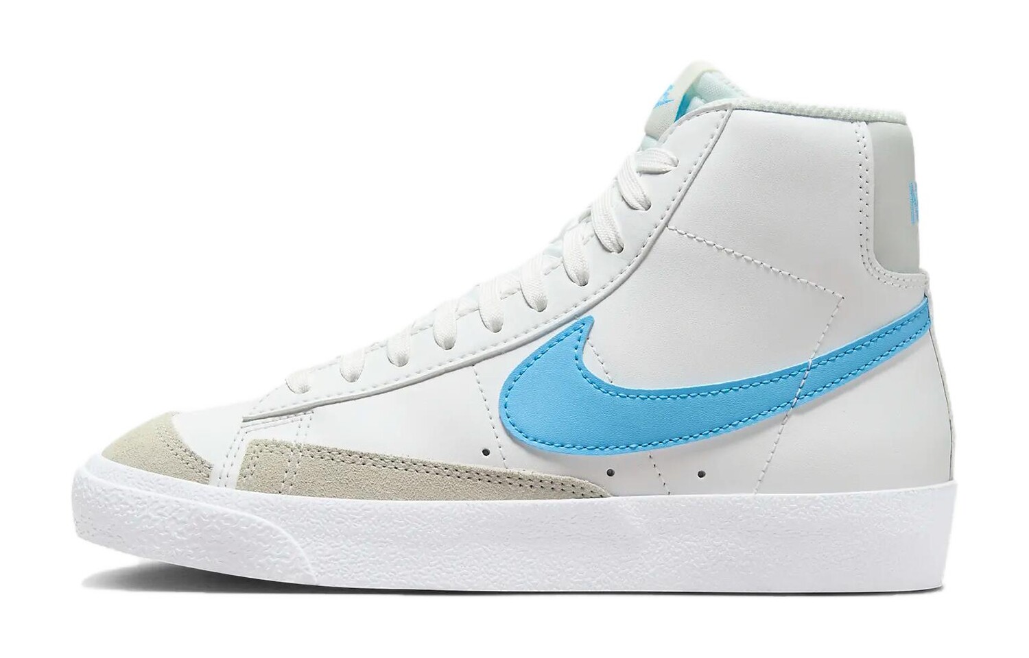 Блейзер Mid '77 GS 'Summit White Aquarius Blue' Nike, белый/синий