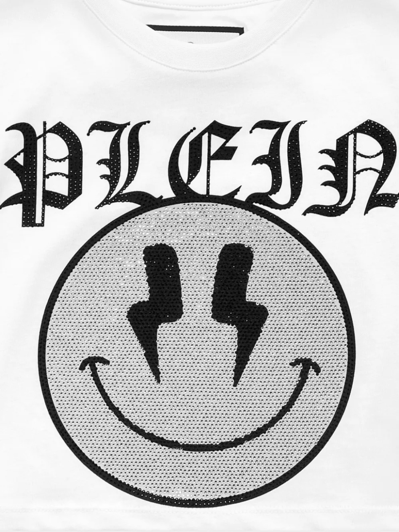 Philipp Plein укороченная футболка Smile, белый — фото 3