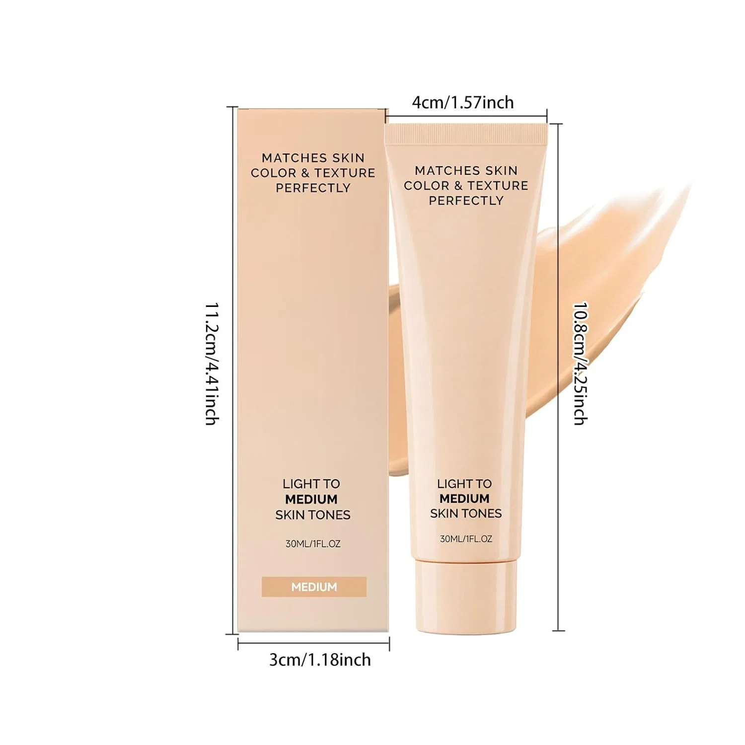 Тональный крем Luxe Foundation с изменением цвета Generic — фото 2