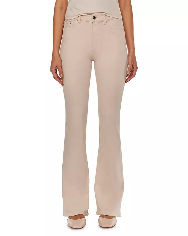 

Джинсы Bridget с высокой посадкой и эффектом скульптурирования фигуры, цвет лен. Dl1961, бежевый