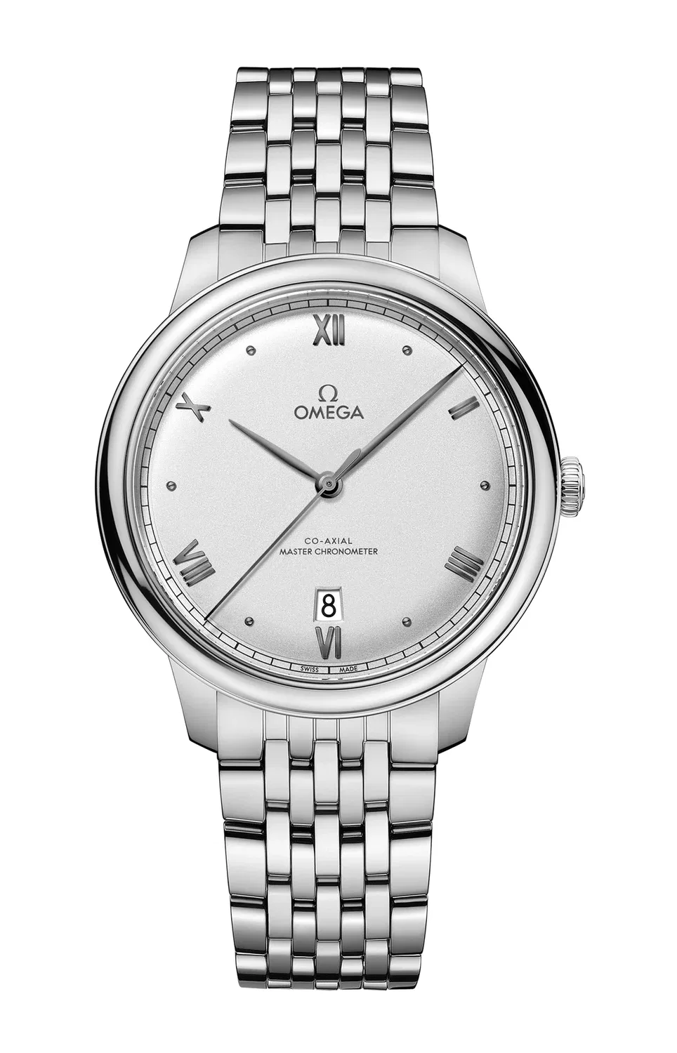 DE VILLE PRESTIGE CO-AXIAL МАСТЕР ХРОНОМЕТР 40 ММ - 434.10.40.20.02.001 OMEGA, серебряный