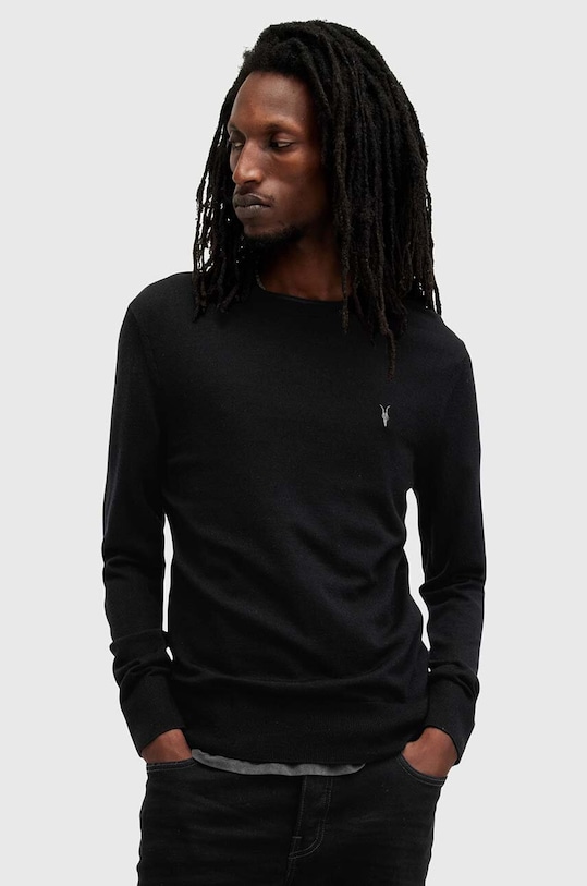 

Шерстяной свитер MODE Allsaints, черный