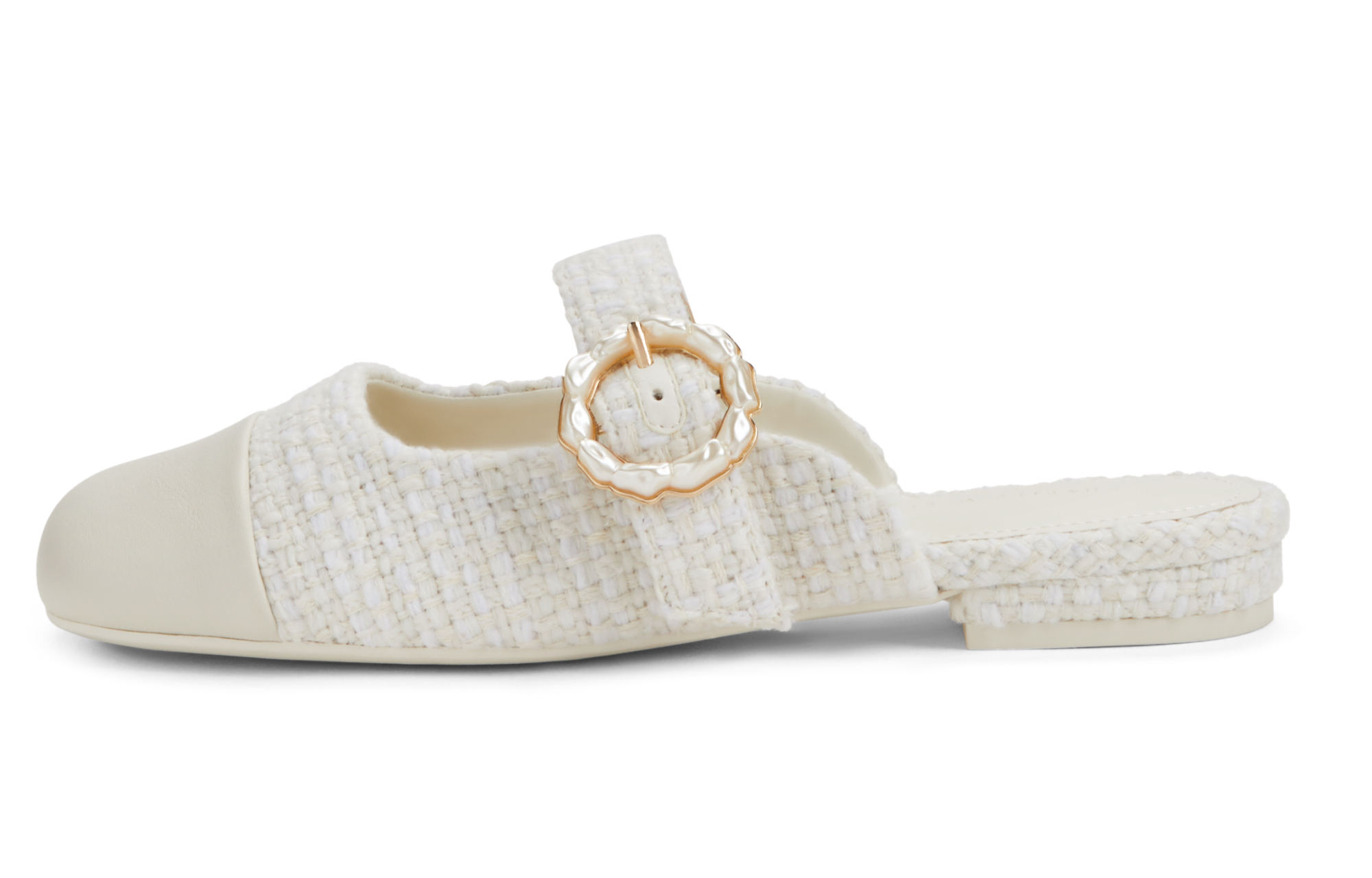 Закрытые тапочки на каблуке 1,5 см CHARLES&KEITH, светло-сиреневый — фото 4