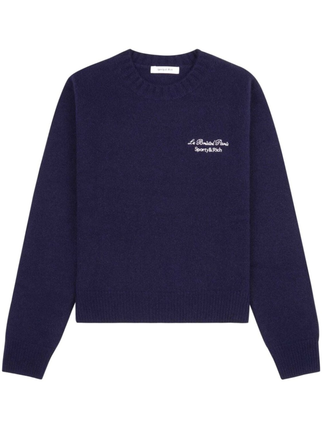 

Sporty & Rich кашемировое худи Faubourg, синий