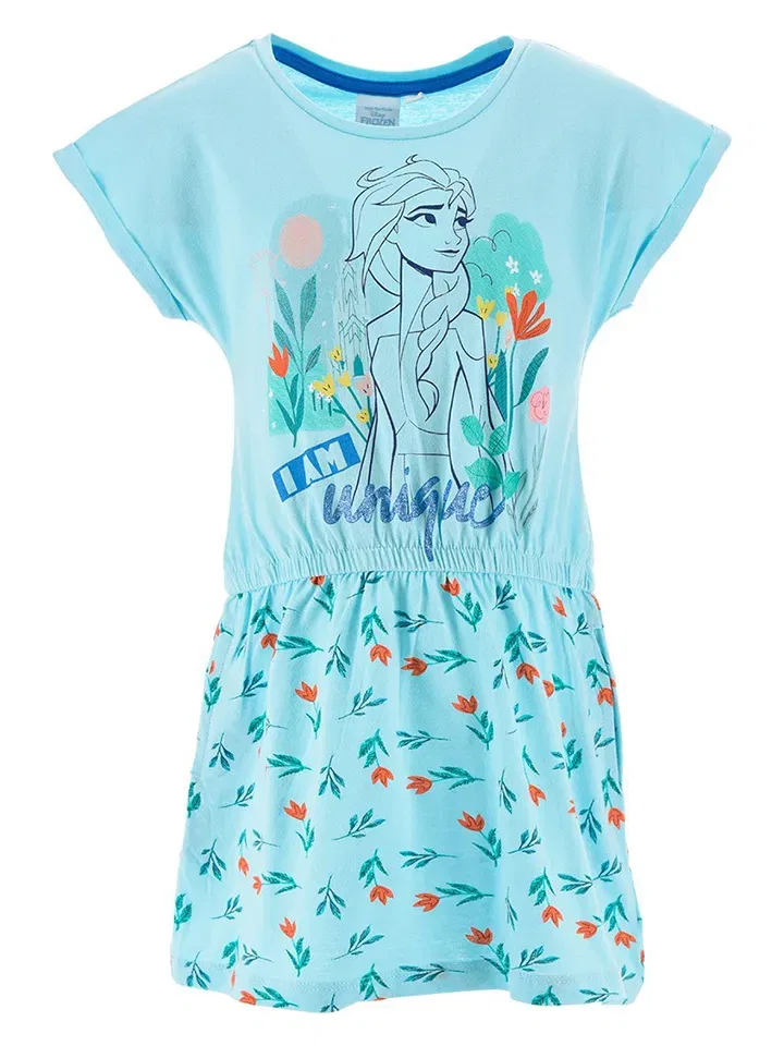 Платье приталенное Disney Frozen, голубой
