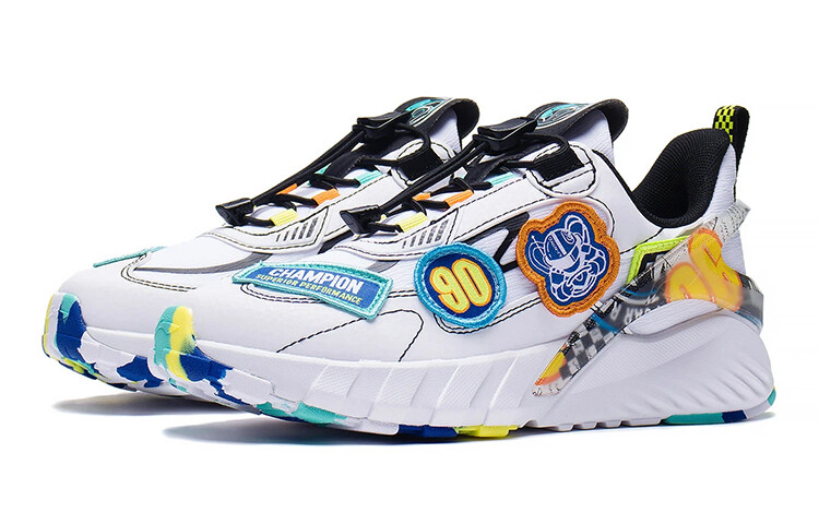 Кроссовки LINING YOUNG Kids Lifestyle Shoes GS Low-top White/Black — фото 3