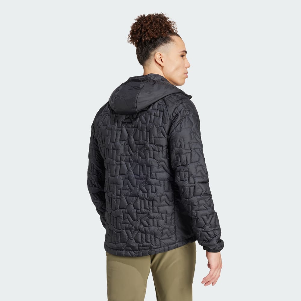 Куртка Adidas Terrex Xperior PrimaLoft Loose Fill Insulated Hooded Jacket, черный — фото 2