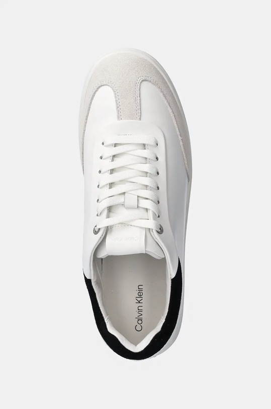 Кожаные кроссовки LP CUPSOLE LACE UP LTH MIX Calvin Klein, белый — фото 4