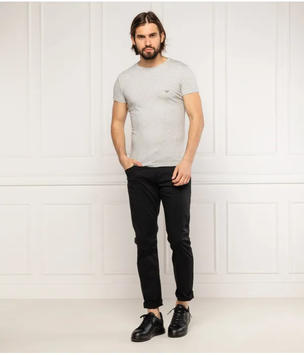 Футболка Slim fit Emporio Armani, серый — фото 2